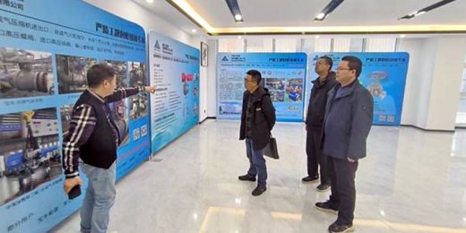 星兴蓝天公司、新疆心连心公司主要领导来我公司考察指导