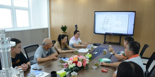 通辽建龙制酸有限公司客人来我公司考察调研